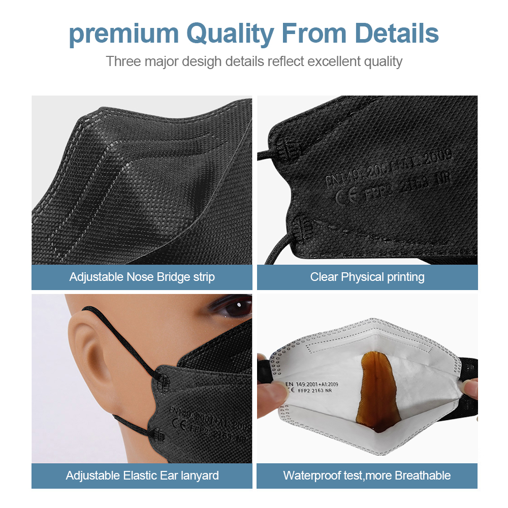 Máscara Certificada KN95 FFP2  - Kn95 Respirator Mask avaliação e preço