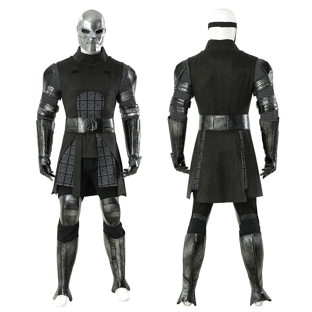 Novo médico doom cosplay traje - Black Face Mask Pack avaliação e preço