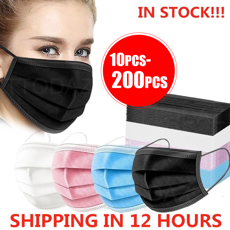 10/50/100/200PCS Máscara Desca - Disposable Mask Blue avaliação e preço