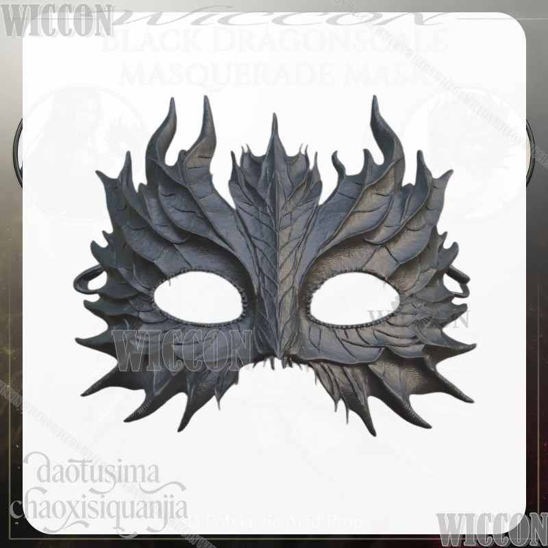 Máscara de Cosplay Escama de D - Black Face Mask Pack avaliação e preço